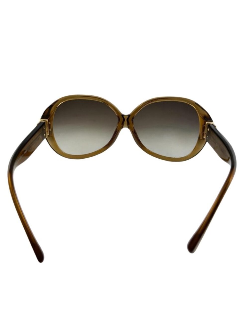 Louis Vuitton Oversize Acetate Gold Brown Sunglasses Eyewear - Picture 5 of 12